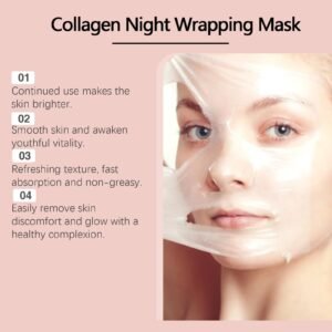 GlowWrap™ Collagen Night Mask 🌙✨ Wake Up Radiant